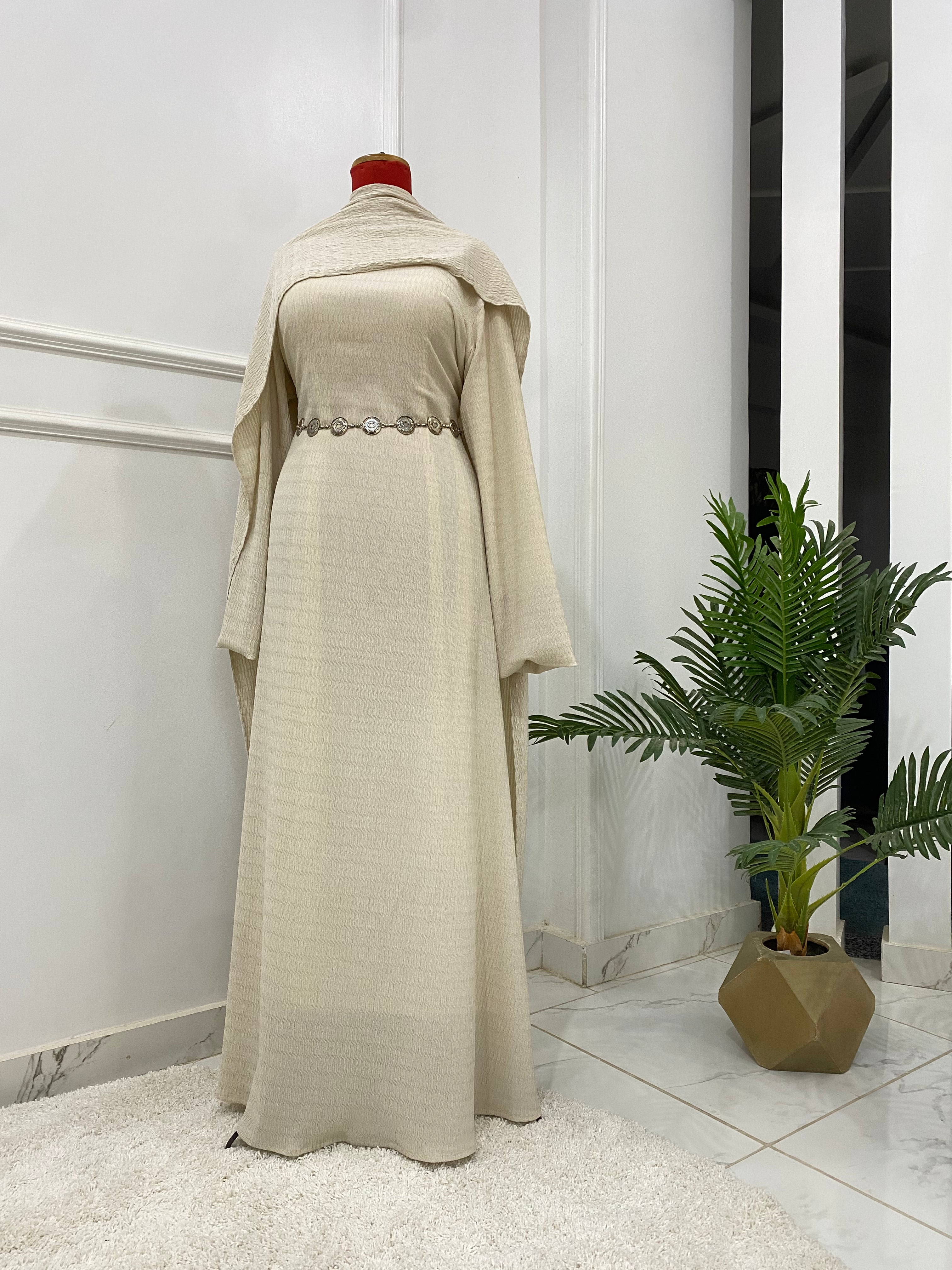 Dress with shal