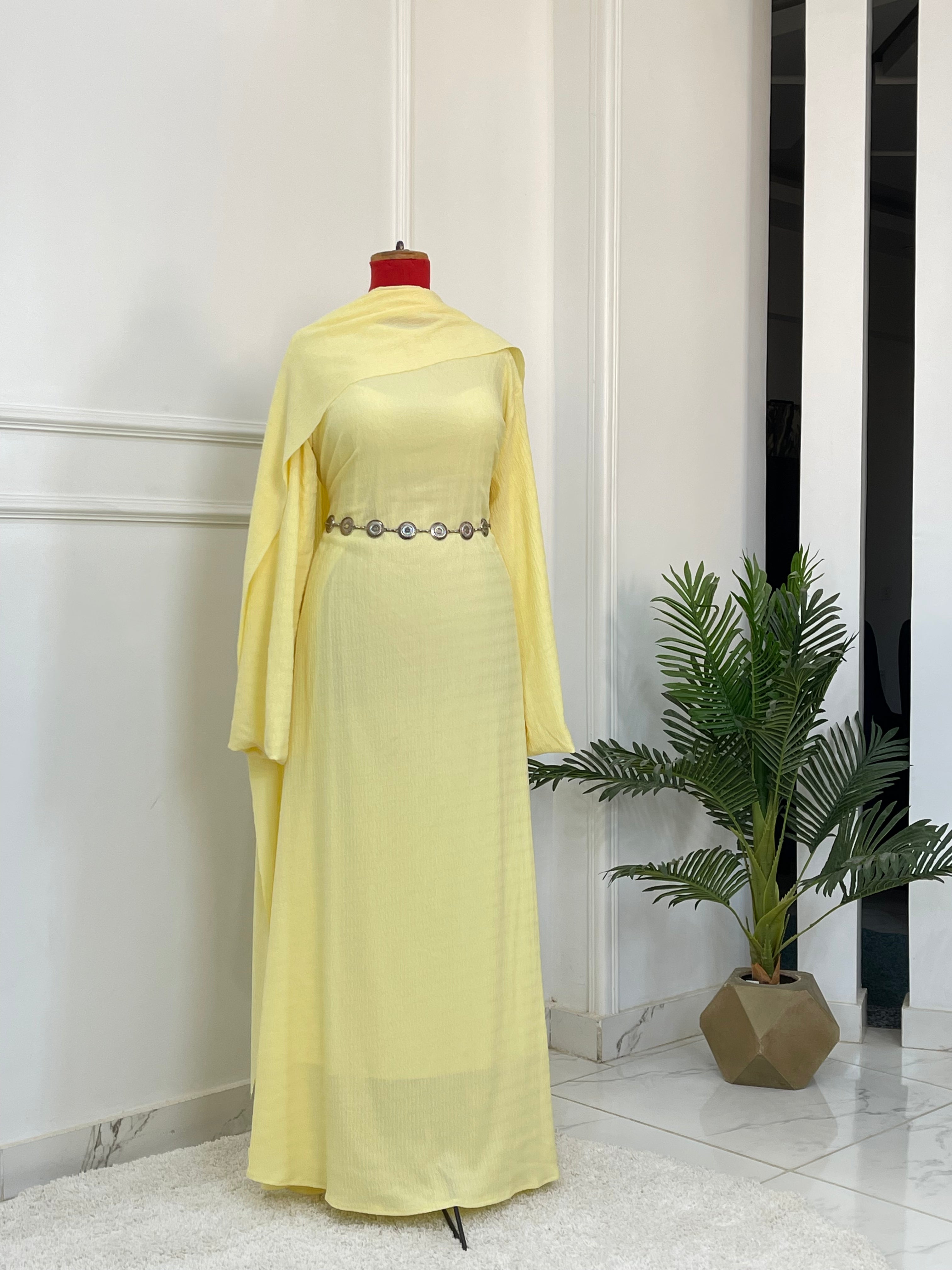 Dress with shal